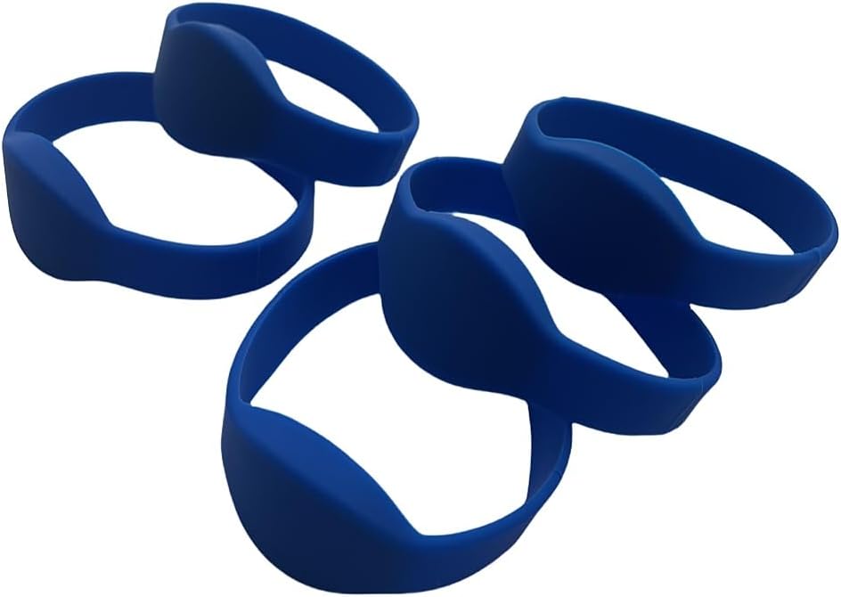10PCS T5577 Waterproof Intelligent Access Control Non-Contact NFC Keychain, rewritable RFID 125kHz (Blue)