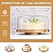 Krbnk Glass Rotating Cake Stand with Lid - 12