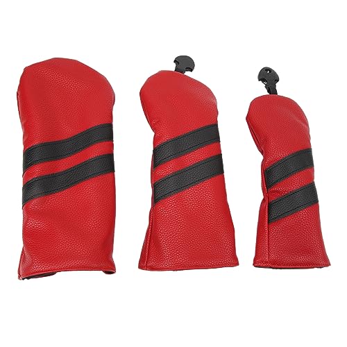 Couvre-club de golf chic en cuir PU protecteur imperméable avec étiquette