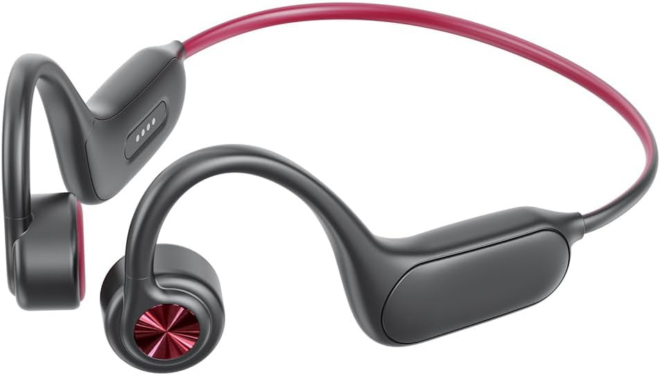 Wireless Bone Conduction Bluetooth Headset, IPX8 Waterproof Bluetooth Headset, Built-in 32G Storage, Exquisite Appearance, for Runners, Cyclists and Swimmers