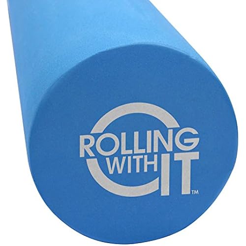 Rolling With It Foam Roller - High Density - for Exercise and Muscle Recovery - Eco-Friendly Back Roller - Select Size Below 13-18-36 inches