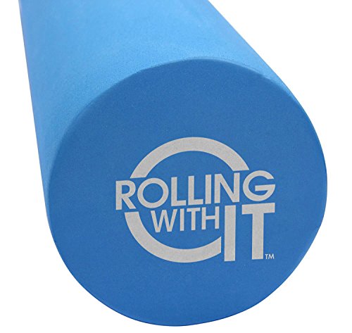 Rolling With It High Density Foam Roller for Physical Therapy, 18 x 6 in by Rolling With It - Used condition - CA$52.06