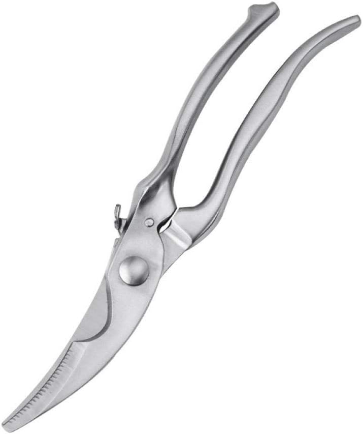 Utility Cooking Scissor Multipurpose Stainless Steel Poultry Shears with Comfortable Grips for Chicken Vegetables Fish and Herbs