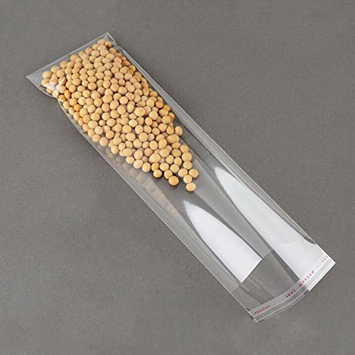 Sachet cellophane transparent 5x20 cm pour protéger vos bijoux et conserver vos biscuits faits maison