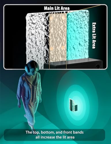 Image of DORESshop LED Night Lights Plug into Wall [2 Packs], Decorative Night Light with Dusk-to-Dawn Sensor, RGB Color-Changing Nightlights with Slide Button, Nightlights for Kids, Bathroom, Hallway, Bedroom