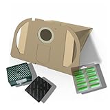 10 Staubsaugerbeutel + Aktivfiltersystem H12 geeignet für Vorwerk Tiger 250 251 252