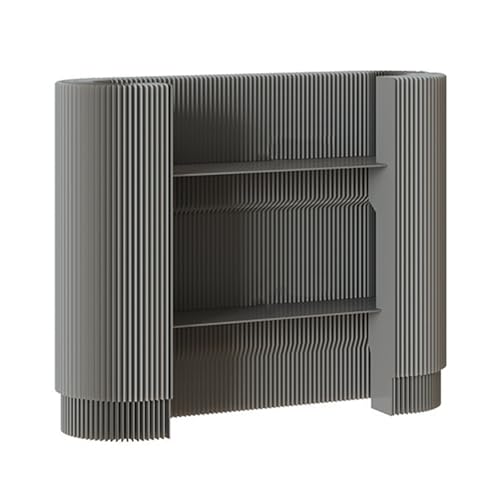 Geschwungener tragbarer Empfangstheke, stilvoller Kassenständer für Handwerksausstellungen, kleine Räume, perfekt für Bars, Geschäfte und Hotels – modernes Design und einfache Einrichtung