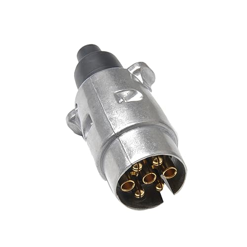 GALPADA 2 Unidades 7 acessórios de liga de alumínio plugue do conector do reboque acessórios para re