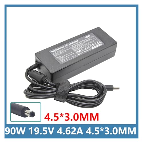 Cargador para portátil de 19.5V 4.62A 90W con adaptador de corriente de CA de 4.5 * 3.0MM 3