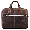 STILORD 'Lias' Sacoche en Cuir Véritable pour Hommes - Élégance pour Votre Prochain Meeting | Sacoche Grande pour Ordinateur Portable 15,6 Pouces Porte-Documents, Couleur:Soria - Marron #4