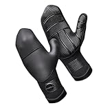 O'Neill Psycho Tech 5mm Mittens, Black, Medium