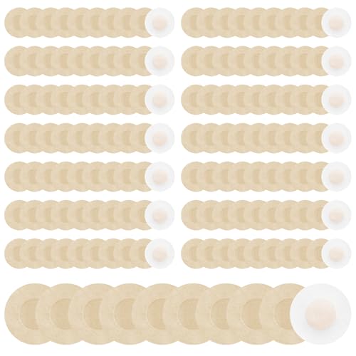 Lista de Adhesivos para tejidos - los preferidos. 38 Vakrny 150Piezas de Pezoneras Adhesiva Desechables, Pegatinas Invisibles para Pezones para Mujeres. Pegatinas Redondas para Pezones. Perfecto para La Playa, Bodas y Fiestas
