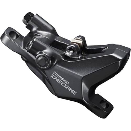 SHIMANO Deore BR-M6100 Pinça de freio a disco hidráulico de 12 velocidades 2 pistões - dianteiro ou traseiro - preto