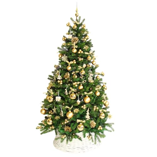 Kit de décoration or sapin collection premium 1 à 2 mètres