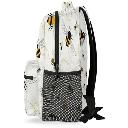 Mochila escolar ligera con panel transpirable de panal de abeja para portátil 15.6 3