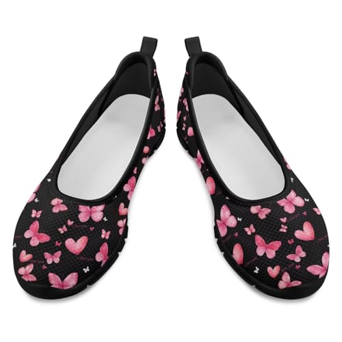 Image of Walking Shoes Women Breathe Mesh Slip On Sneakers Women Comfortable Lightweight