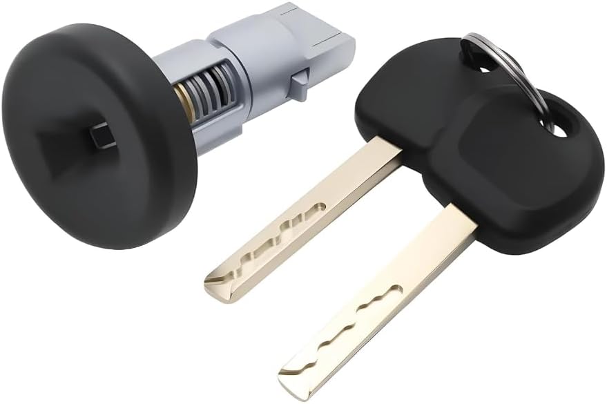 84668679 22855177 23476975 Ignition Lock Cylinder & Keys Compatible with 2014-2024 Chevy Chevrolet Silverado Suburban Tahoe Colorado, GMC Sierra Yukon, Cadillac Escalade