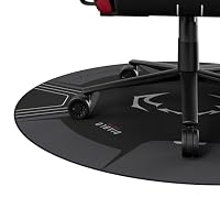 Diablo Bodenschutzmatte 100 cm rund Gaming Stuhl Unterlage rutschfest Schutzmatte für Bürostuhl – Ansicht 4