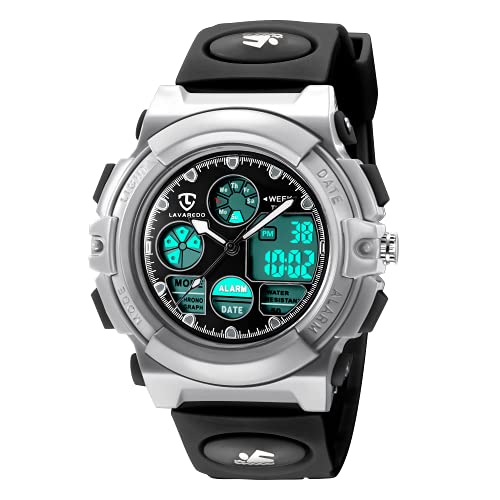 Relojes niño aswan watch impermeables con doble pantalla analógica digital