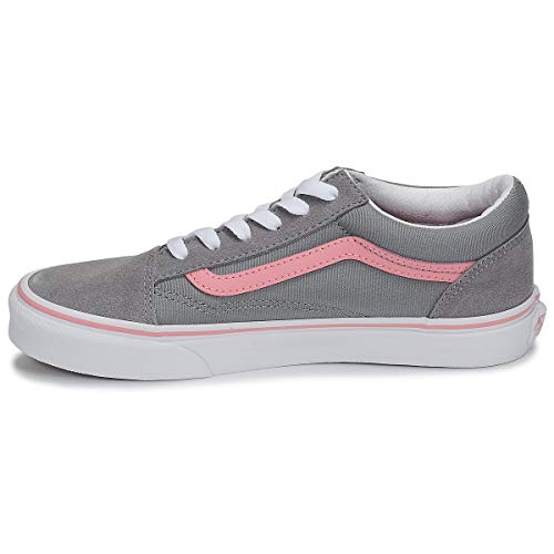 Vans Old Skool Sneaker Madchen Grau/Rose - 38 - Sneaker Low Shoes