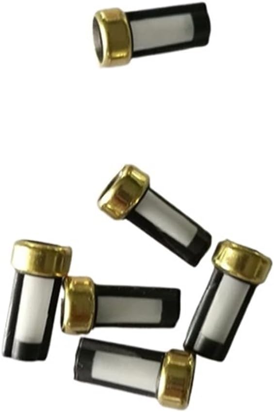 500/1000pcs Compatible For Bosch Injector 12 * 6 * 3mm Universal Fuel Injector Micro Filter Replacement Parts Accessories ASNU03C 1100(1000pcs)