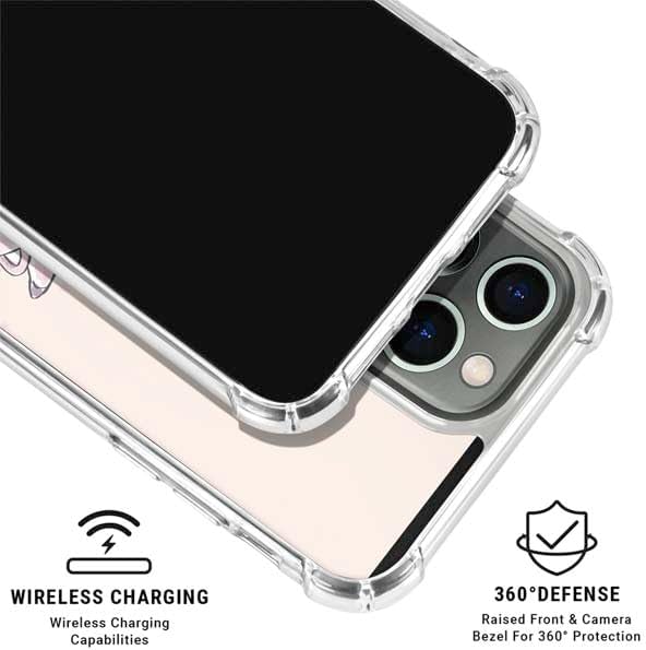 Skinit Clear Phone Case Compatible with iPhone 15 Pro Max - Officially Licensed Disney Lilo and Stitch Stitch and Angel Design