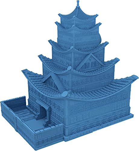 Tour à dés Pagoda Fates End Sky Blue soirée jeu de table