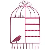camas de hierro forjado decoracion 40 pendientes: este soporte de joyería puede contener hasta 20 pares de pendientes con un total de 40 agujeros. Podrás colgar fácilmente todos los pendientes, pendientes y aros. Ya no tendrás que preocuparte por perder la parte posterior de los pendientes.