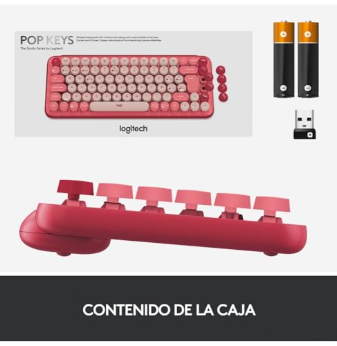 POP Keys Tastiera Meccanica Wireless con Tasti Emoji Personalizzabili, Layout Spagnolo QWERTY - Heartbreaker - Tastiera gaming - Immagine 8