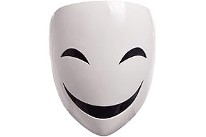 Anime Inspired Bullet Kagetane Hiruko Mask for Cosplay and Halloween