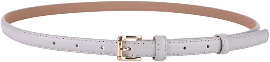 Women's Slim Waistband Decorated Denim Jeans With A Dress Waist Cinched Cowhide Suit Small Belt Women's