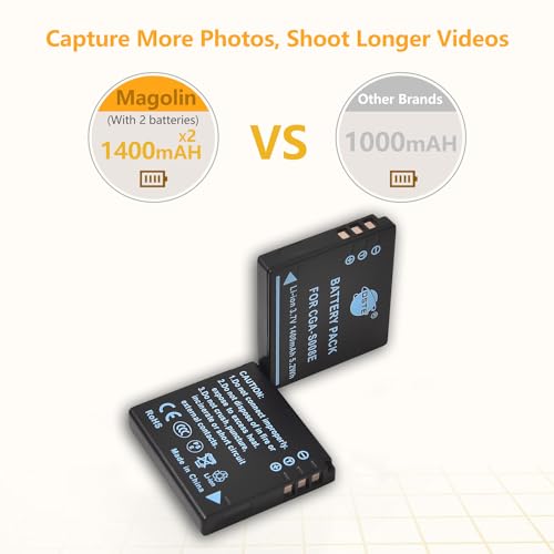 Batería compatible Panasonic Lumix CGA-S008E DSTE con cargador para SDR-S7 SDR-S9 SDR-S10 3