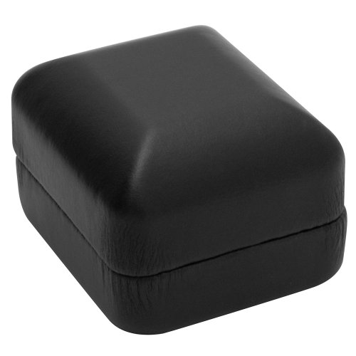 Display And Fixture Store Black Leather Jewelry Ring Packaging Boxes ~ Pack Of 12 #TOP2