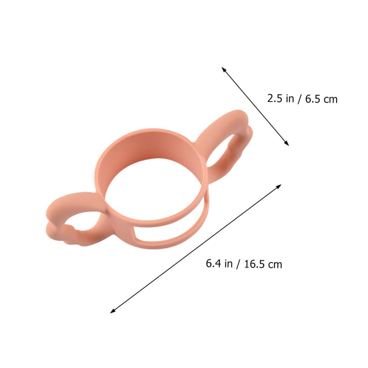 HEMOTON Silicone Feeding Bottle Handle for Newborns Milk Bottle Accessory with Wide Mouth Grip Portable for Feeding