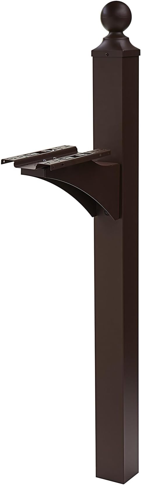 Landover Aluminum Mailbox Post, Compatibility Code A, B, C, LP000BZAM, Venetian Bronze