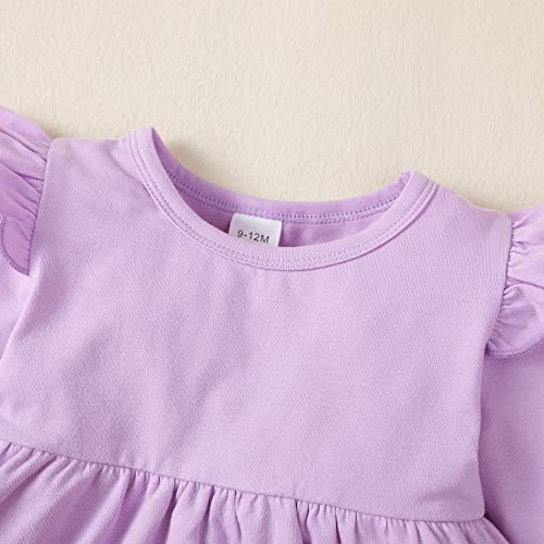 Toddler Baby Girl Clothes Outfits Clothing Infant Ruffle Top Pants Cute Winter Fall Spring Outfit Sets for Girls4