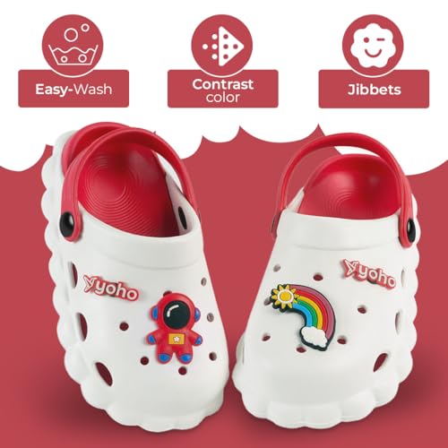 Image of YOHO Cloud Clogs for Kids, Boys & Girls | Waterproof Monsoon Footwear & Rainy Shoes | Lightweight Comfortable Sandals