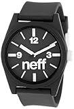 Neff Men's NF0201-Black Custom Designed Neff and PU Strap black Watch