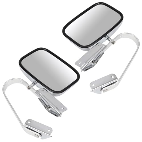 CTCAUTO Right and Left Side View Mirrors Manual Folding Compatible With 1980-1996 Ford Bronco, F150 Truck 1984-1990, Bronco II 1980-1984, F100 Truck