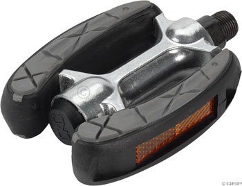 Dimension Curved Cruiser Pedal with Grip and Reflectors