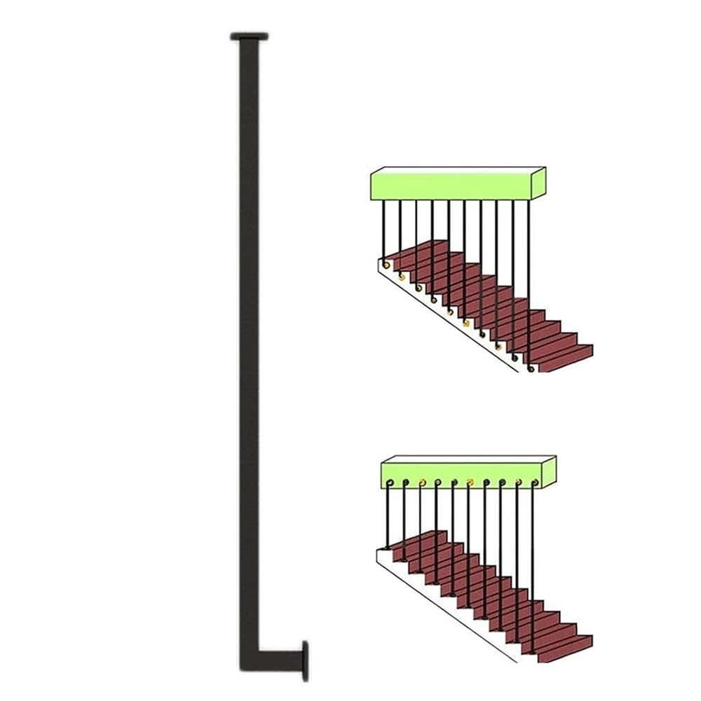 Balaustres de acero interiores y exteriores para escaleras de diseño limpio