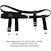 Goobester Mens Womens Elastic Nylon Waist Belt Garter Suspender Clip Stockings Holder