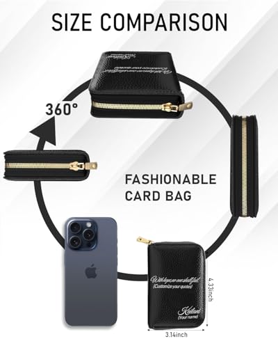Image of Credit Card Holder, Stylish RFID-Blocking Slim Wallet, Custom A