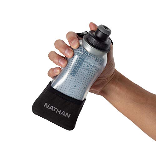 Nathan Running Handheld Water Bottle Adjustable No-Grip Quick Squeeze Lite Hand Strap. Reflective Hydration - Image 5