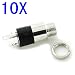 Produktbild 10PCS 3 PIN 1/8 "3,5 mm Stereo-Audio-Kopfhörer-Buchse mit Mutter Plattenmontage PJ-392