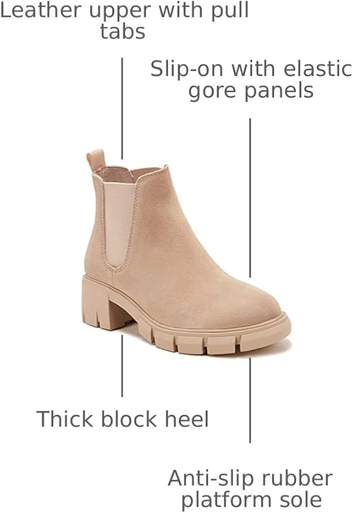 Amazon.com | Juliet Holy Womens Lug Sole Platform Ankle Booties