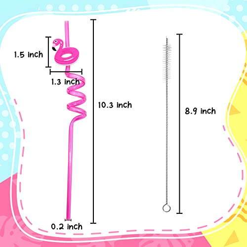 Pitillos reutilizables para beber 16 unidades coloridos miniatura 5