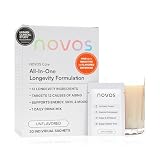 Novos Core Longevity Supplement Drink Mix, Unflavored, 30 Servings