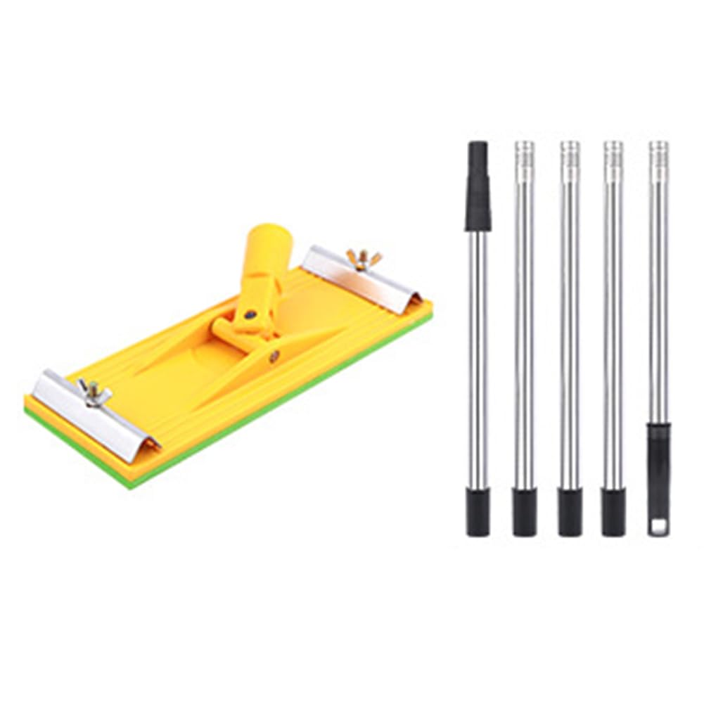 Aundhegrtt As Shown Telescopic Pole Sander For Drywall Floors Adjustable Wall Polishing And Sanding Tool