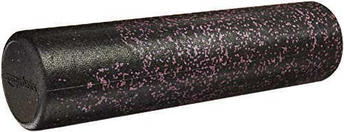 AmazonBasics High-Density Round Foam Roller, 24 Inches, Purple Speckled